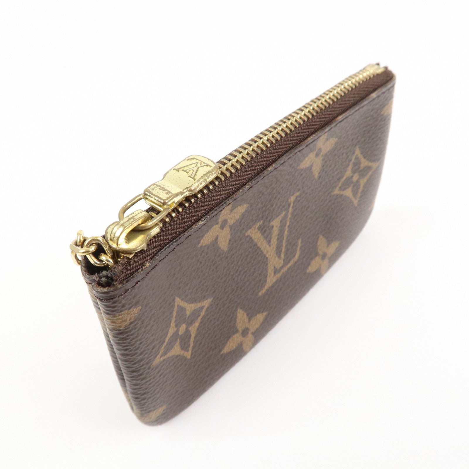 Louis Vuitton Monogram Pochette Cles Coin Case Key Case  M62650