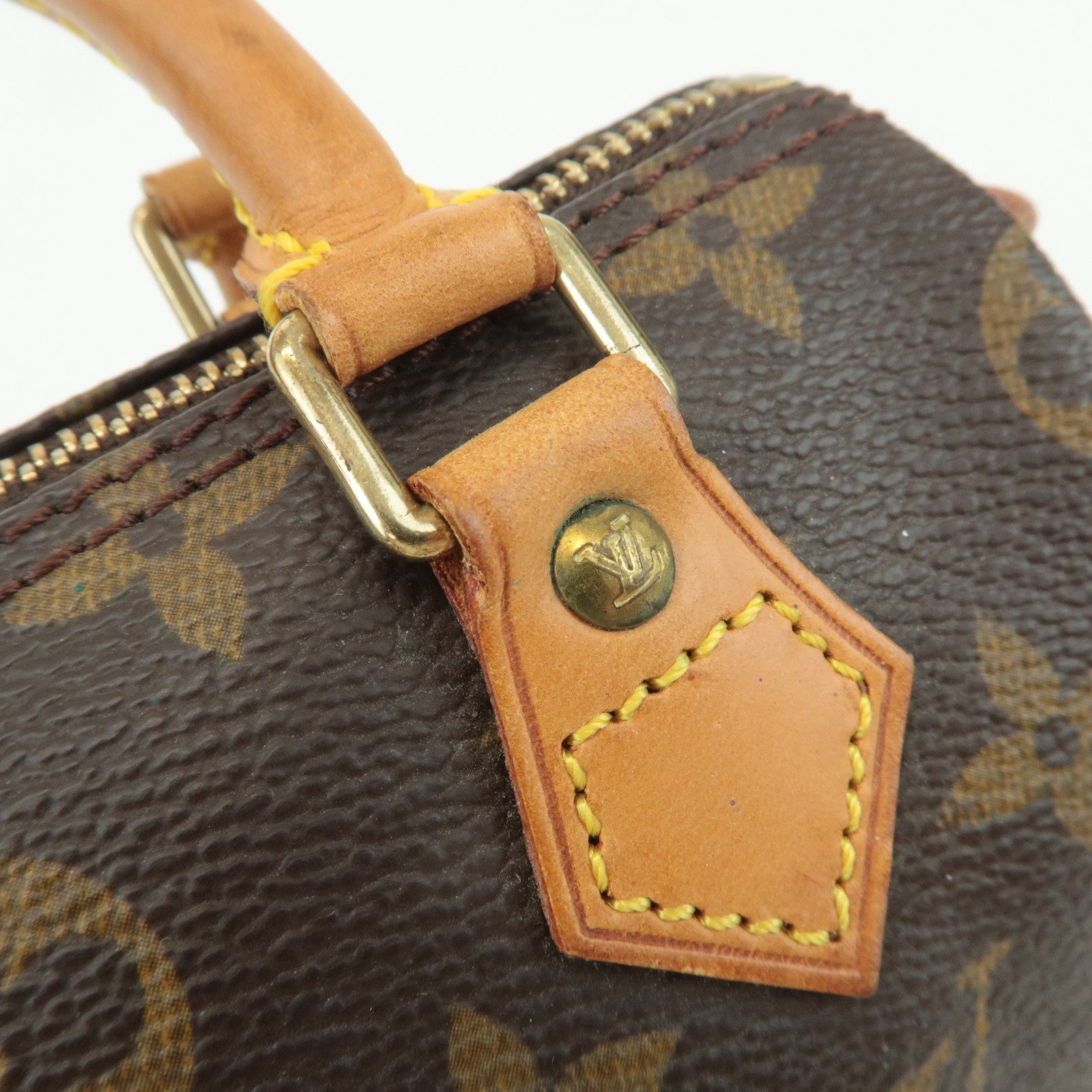 Louis Vuitton Monogram Mini Speedy Hand Bag M41534 Used