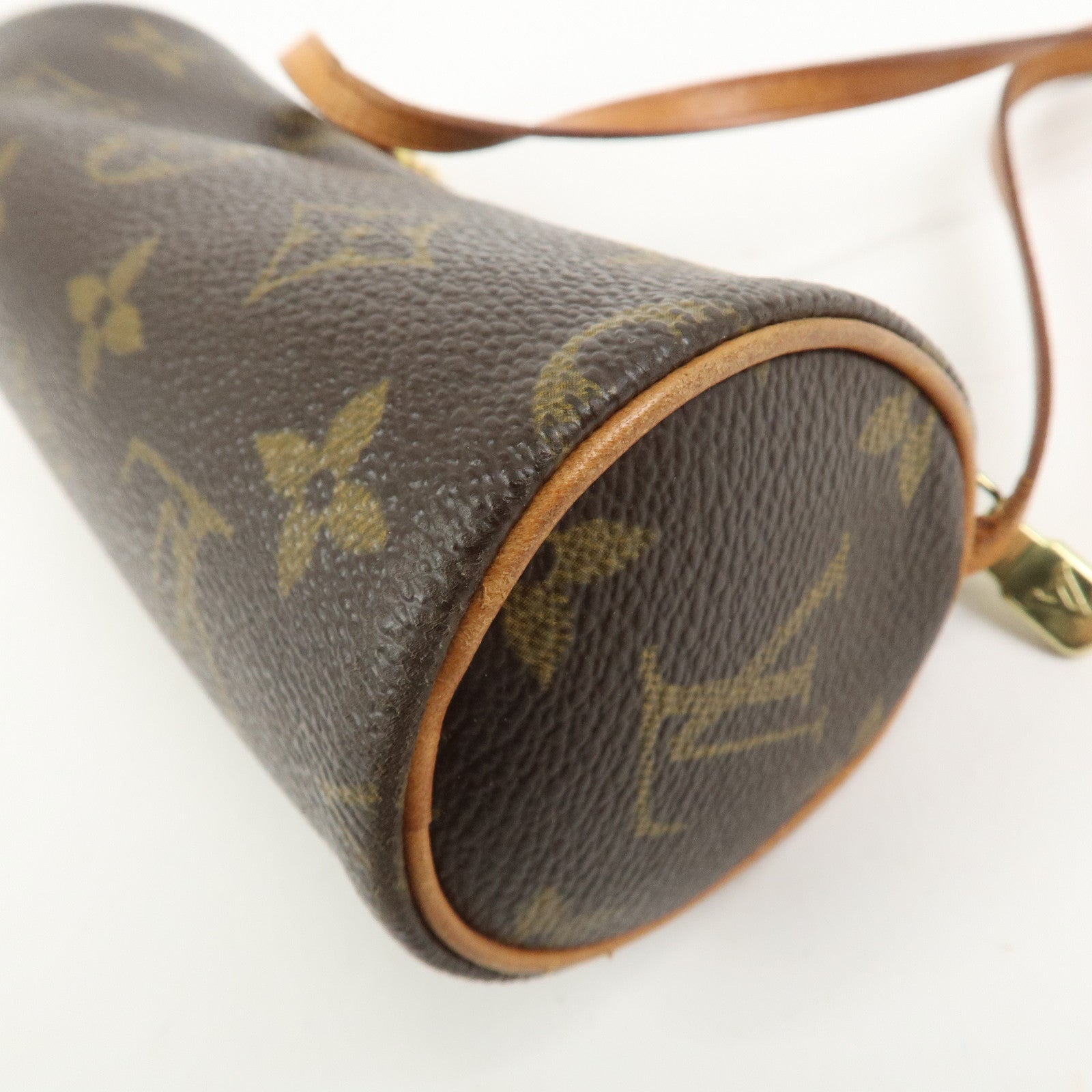 Louis Vuitton Mini Pouch for Papillon Bag New Style Brown
