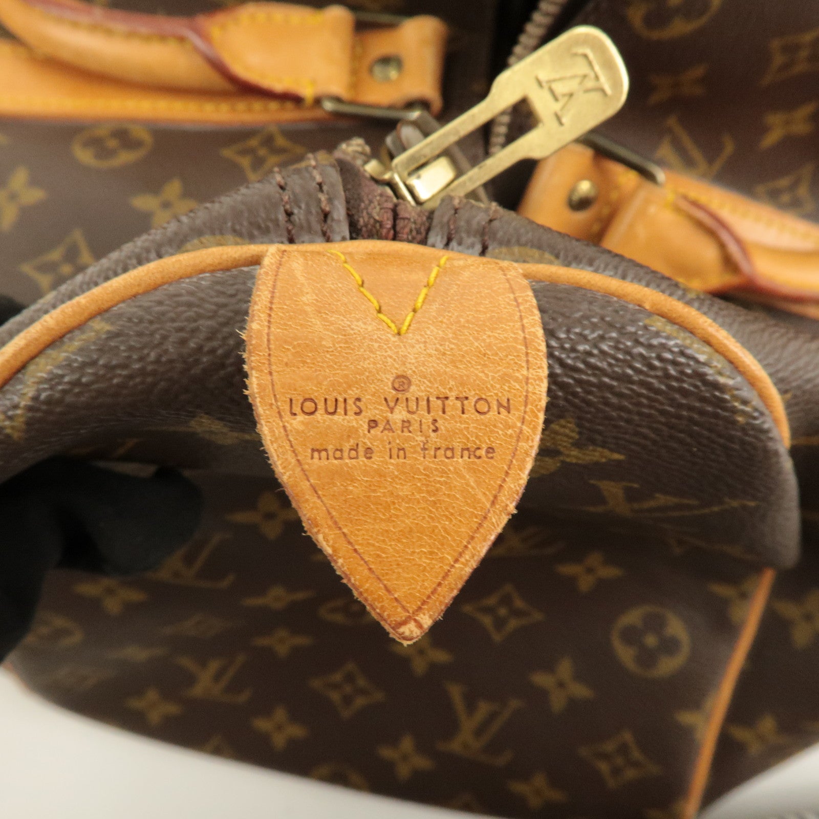 Louis Vuitton Monogram Keep All 45 Boston Bag Brown M41428
