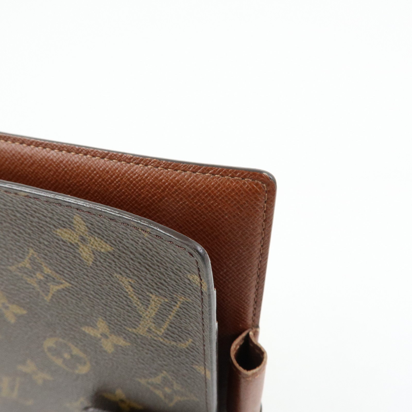 Louis Vuitton Monogram Agenda GM Planner Cover Brown R20106