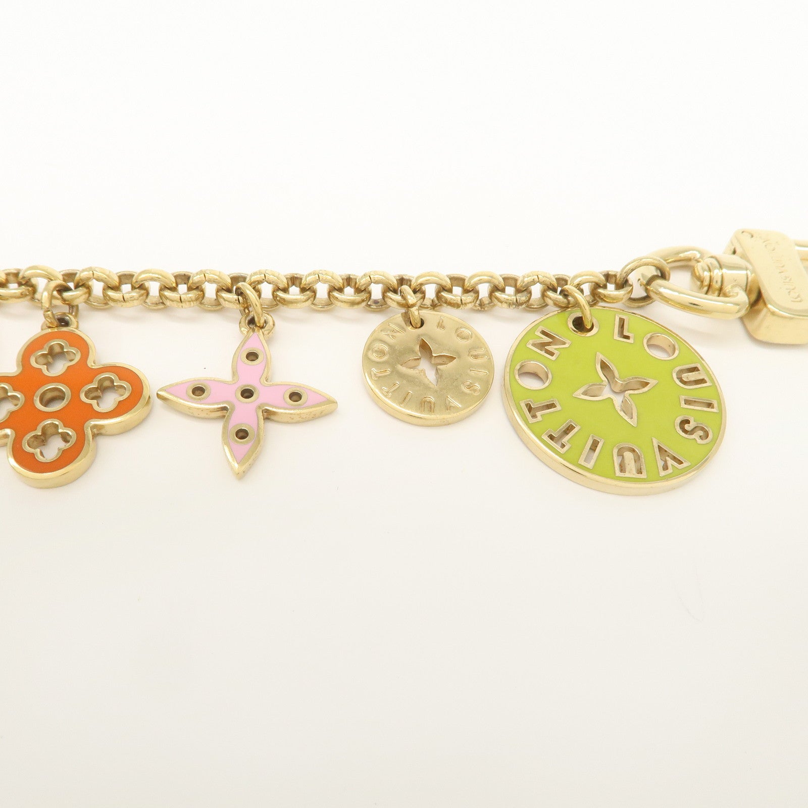 Louis Vuitton Monogram Metal Porte Cles Chaine Looping Bag Chain M66474