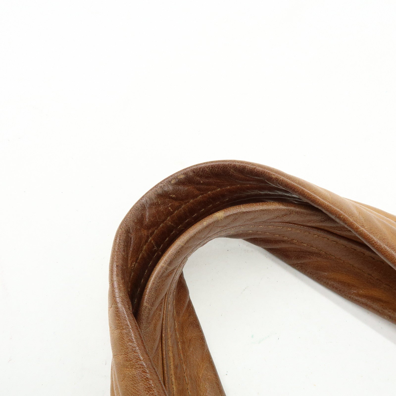 Chloe Maroquinerie Leather Tote Bag Shoulder Bag Hand Bag Brown