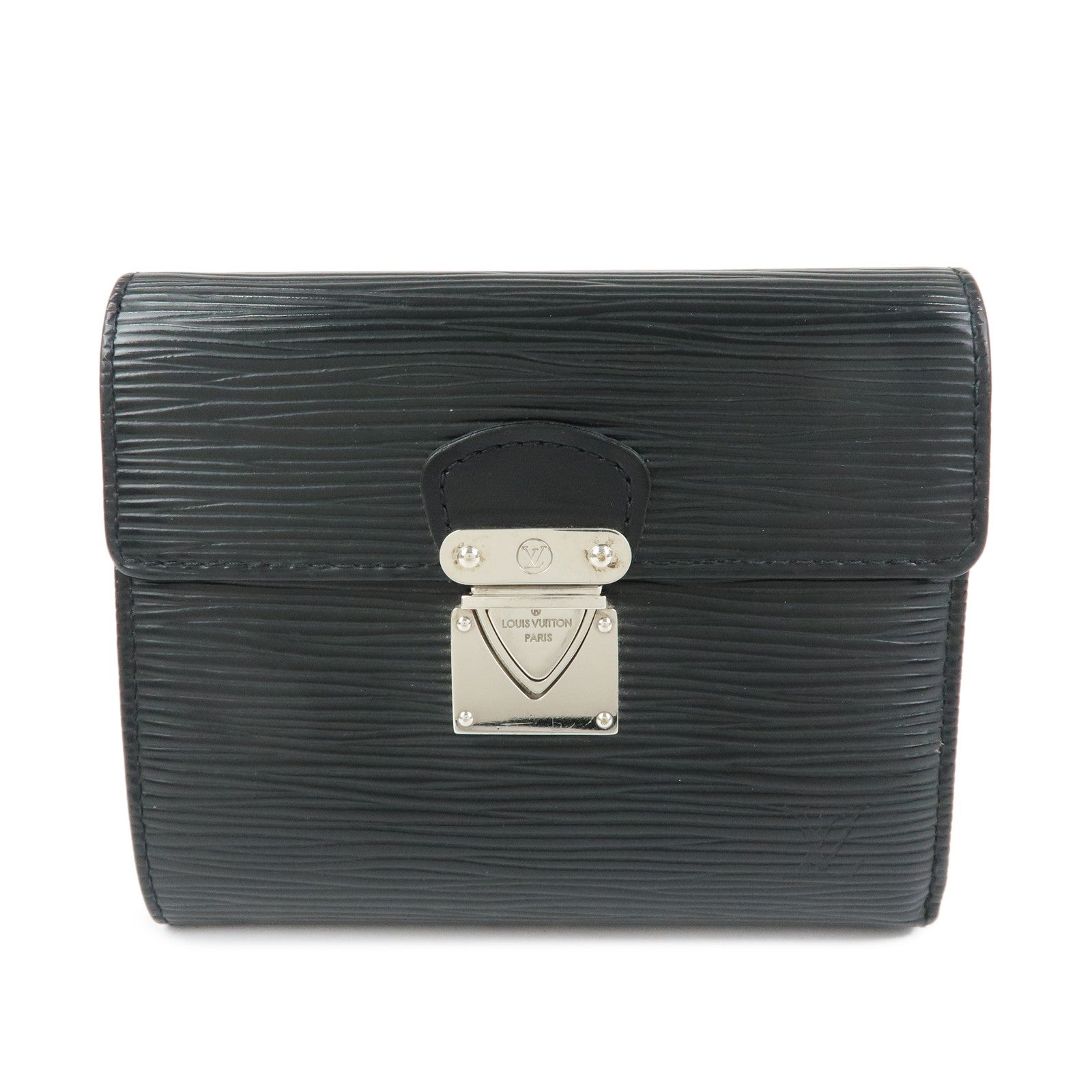 Louis Vuitton Epi Portefeuille Koala Compact Wallet Noir M58012