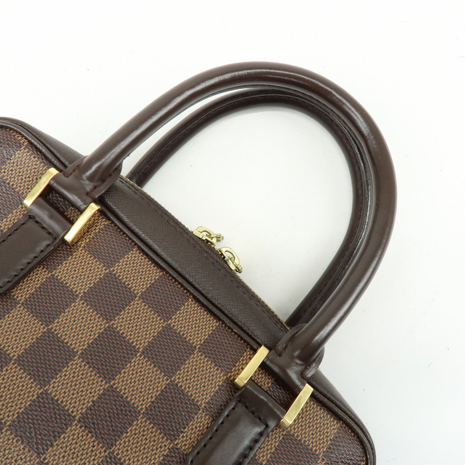 Louis Vuitton Damier Canvas Brera Hand Bag Ebene N51150