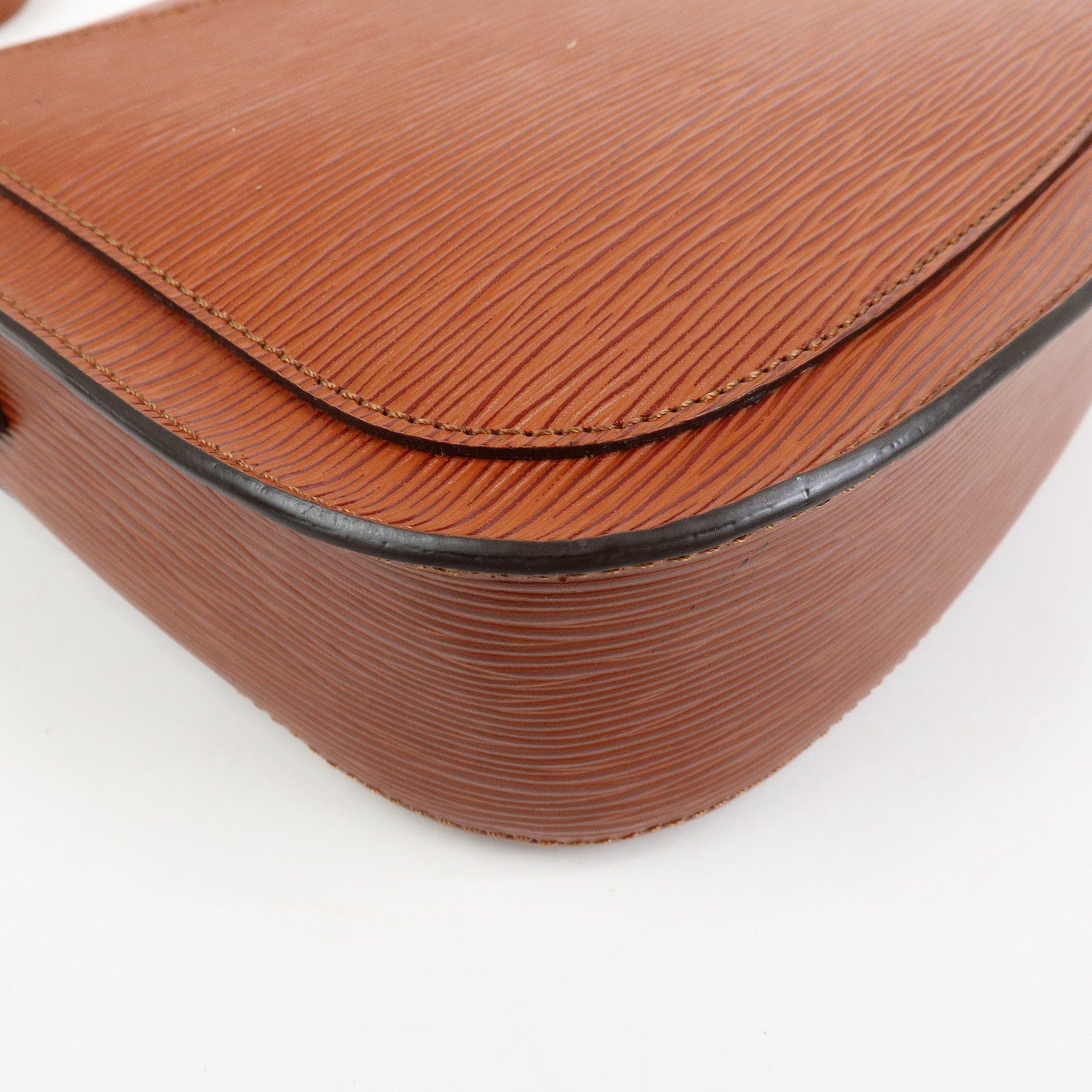 Louis Vuitton Epi Saint Cloud Shoulder Bag Kenya Brown M52193