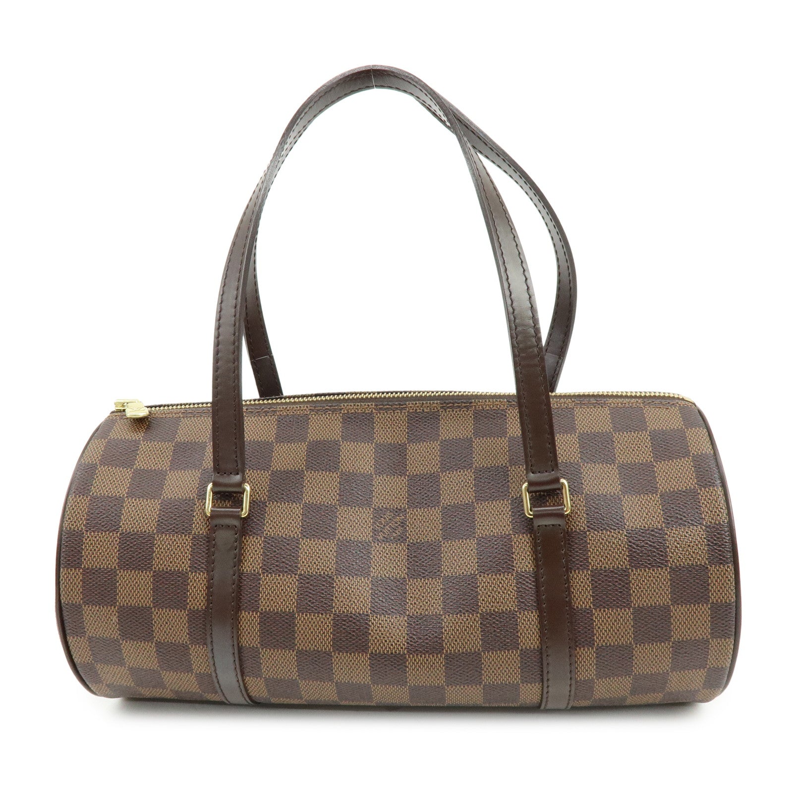 Louis Vuitton Damier Ebene Papillon 30 Hand Bag Brown N51303