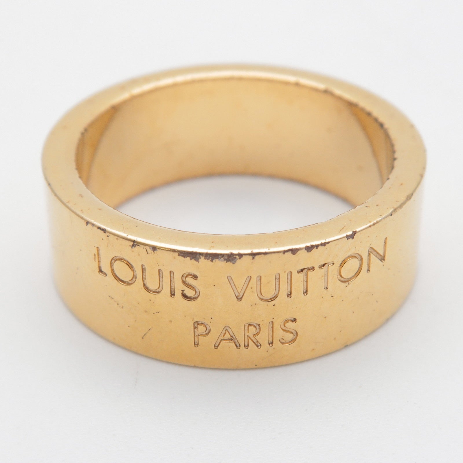 Louis Vuitton Bague LV Instinct Ring Metal M Gold M00513