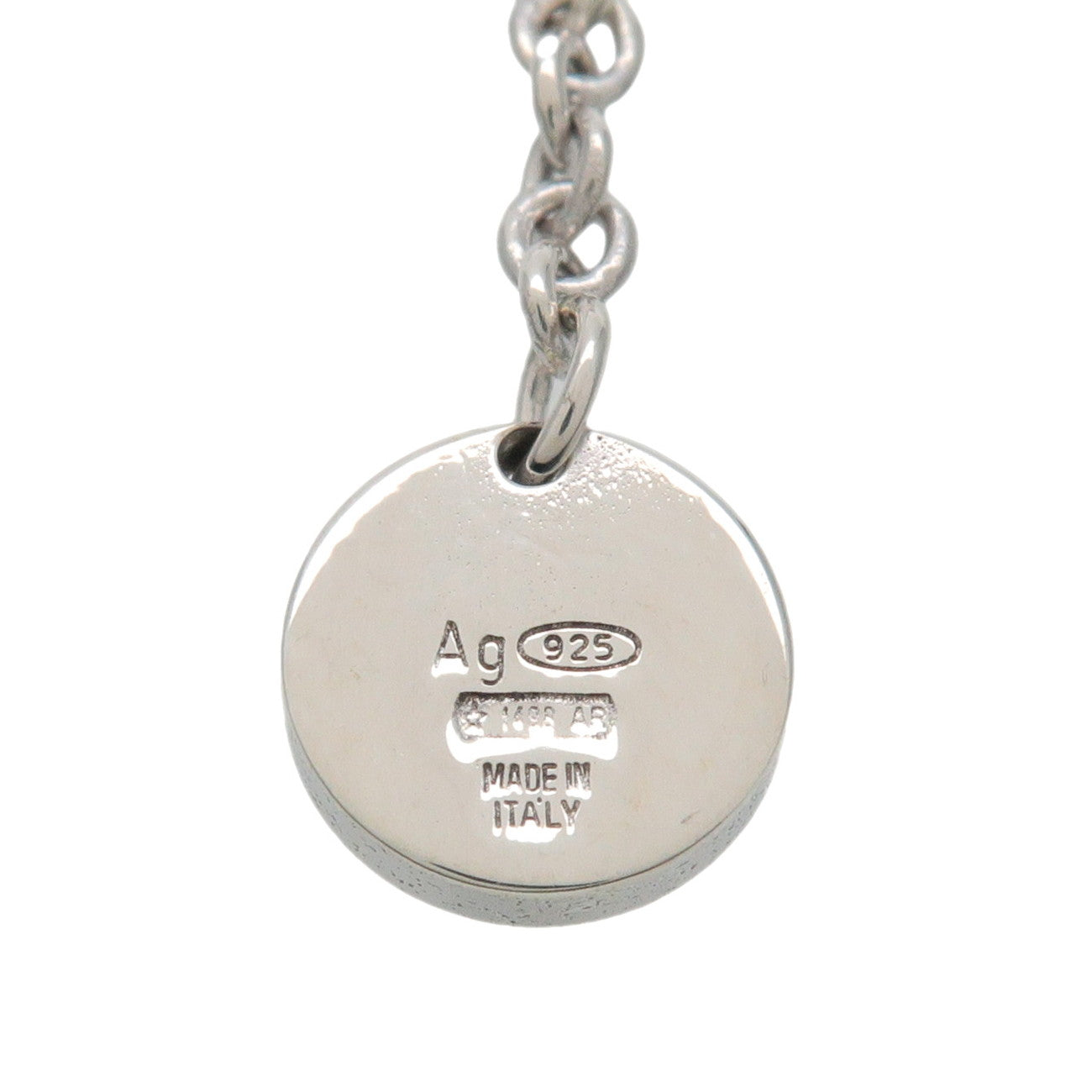 BVLGARI B-Zero1 Save the Children Necklace SV925 Black Ceramic