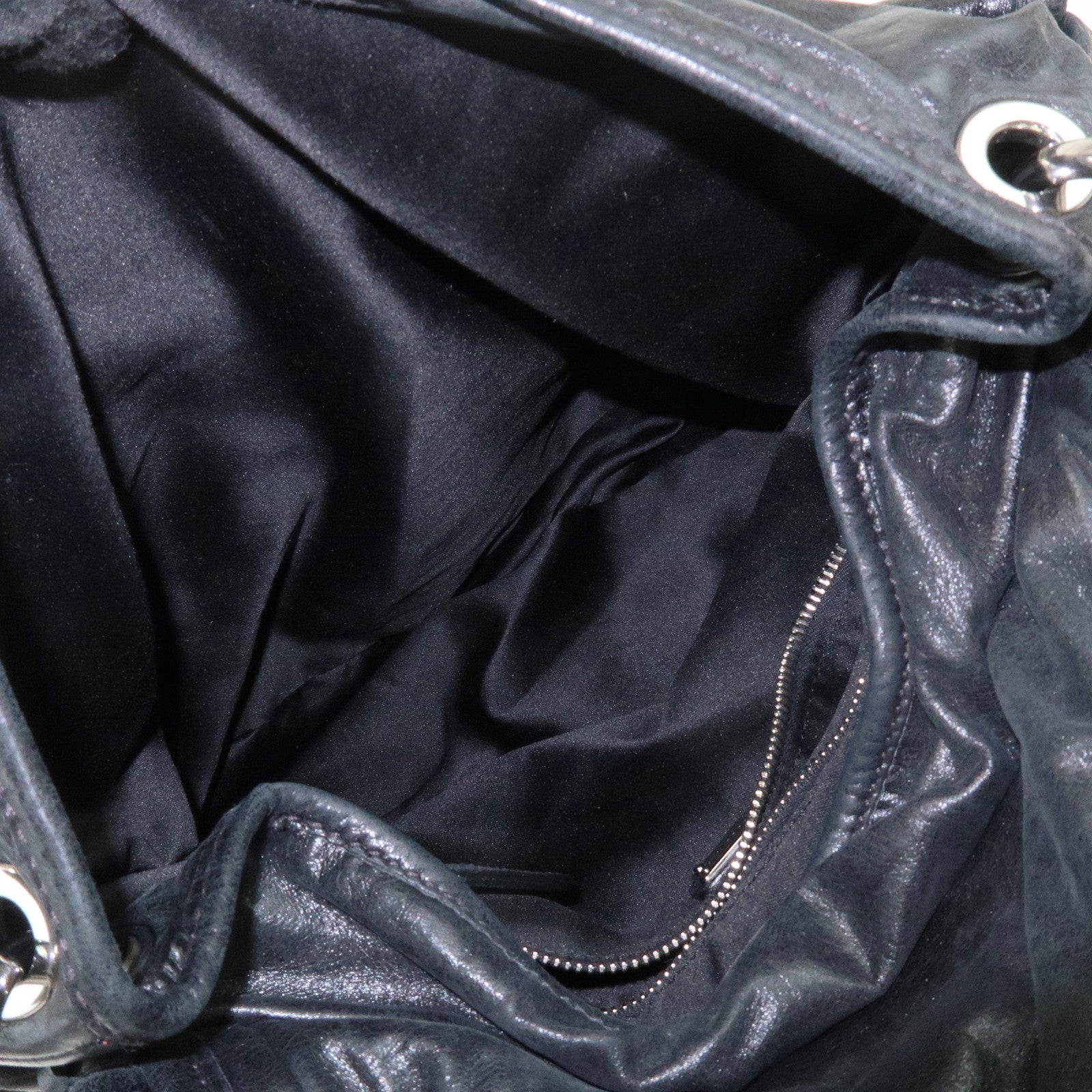 MIU MIU Matelasse Leather 2Way Bag Hand Bag Shoulder Bag Black
