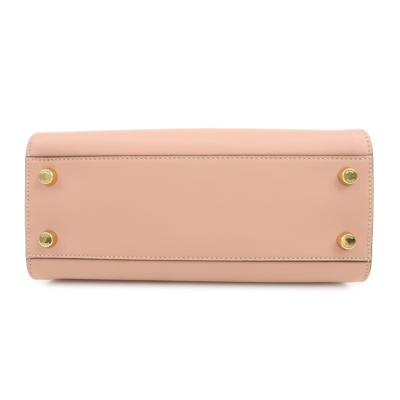 FENDI Peekaboo Iconic Essentially Leather 2Way Bag Pink 8BN302