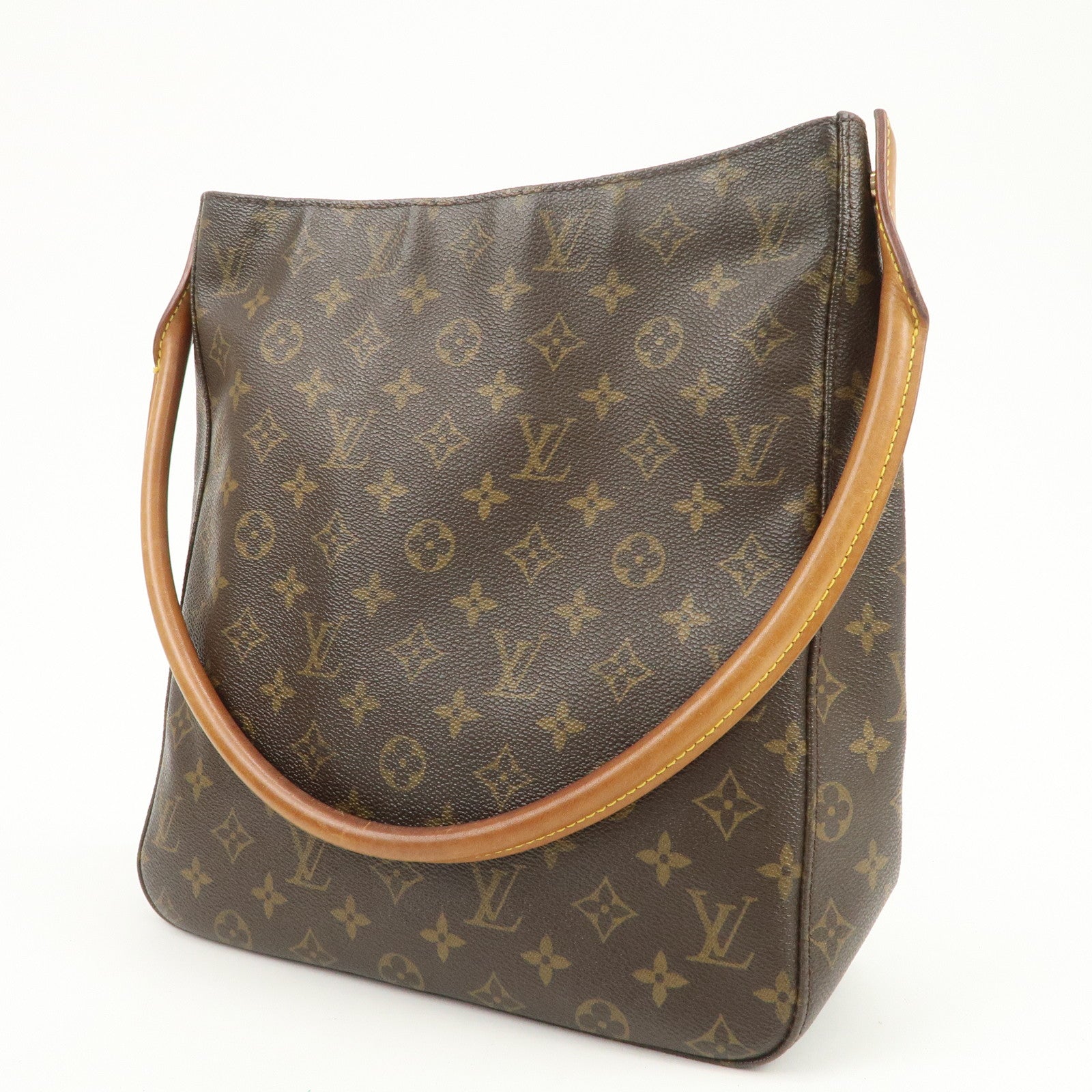 Louis Vuitton Monogram Looping GM Shoulder Bag Brown M51145