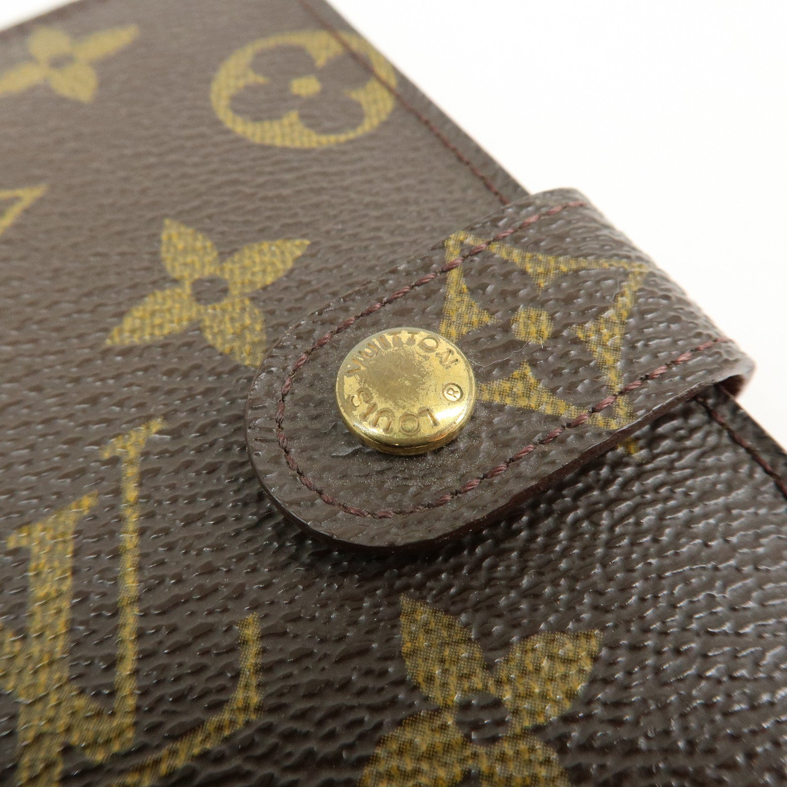 Louis Vuitton Monogram Agenda PM Planner Cover Brown R20005