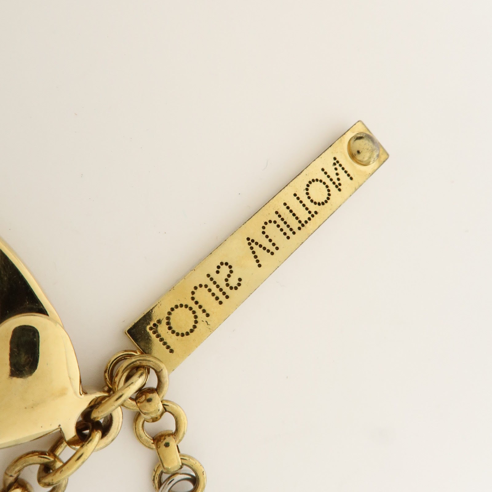 Louis Vuitton Bijoux Sac Tapage Metal Bag Charm Gold Silver M65090