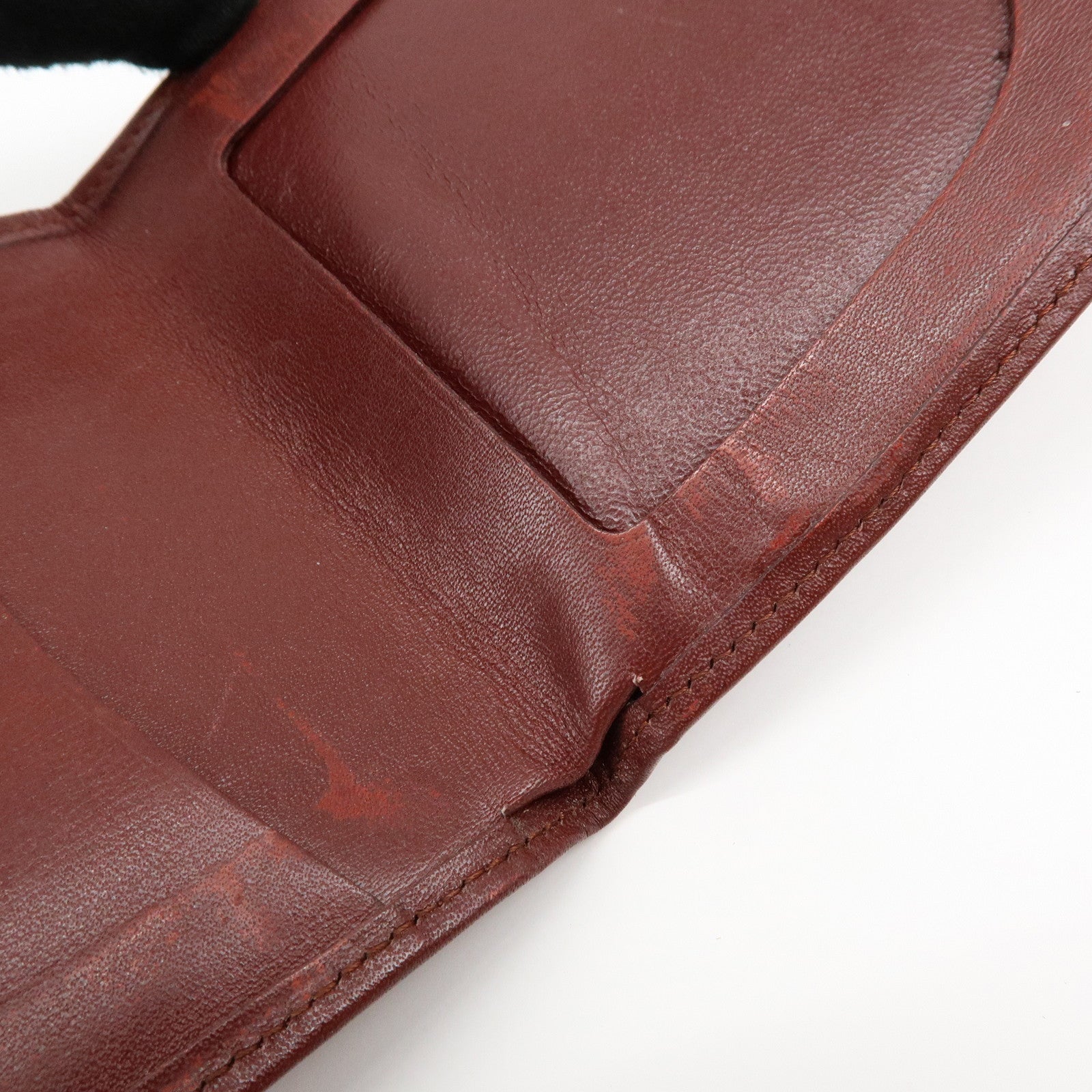 Cartier Must de Cartier Set of 2 Leather Compact Wallet Bordeaux