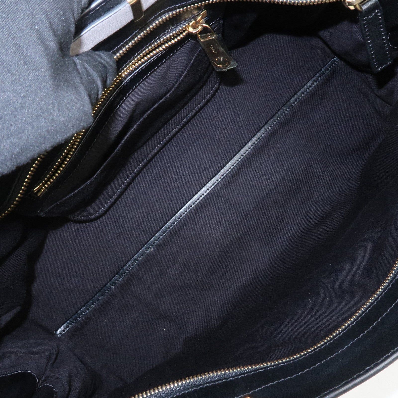 Chloe Leather Alice Bag 2Way Shoulder Hand Bag Black 04-13-50-65