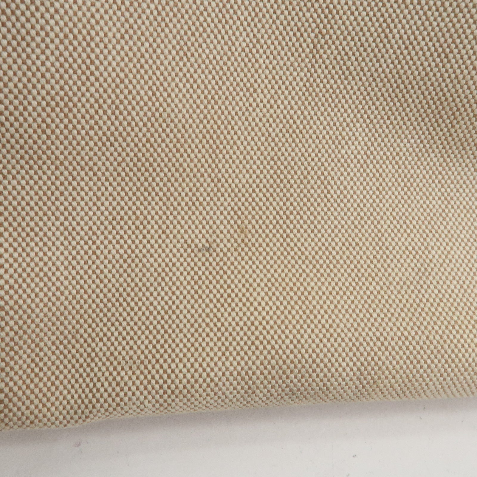 HERMES Etriviere Elan Toile H Leather Tote Bag Natural Brown