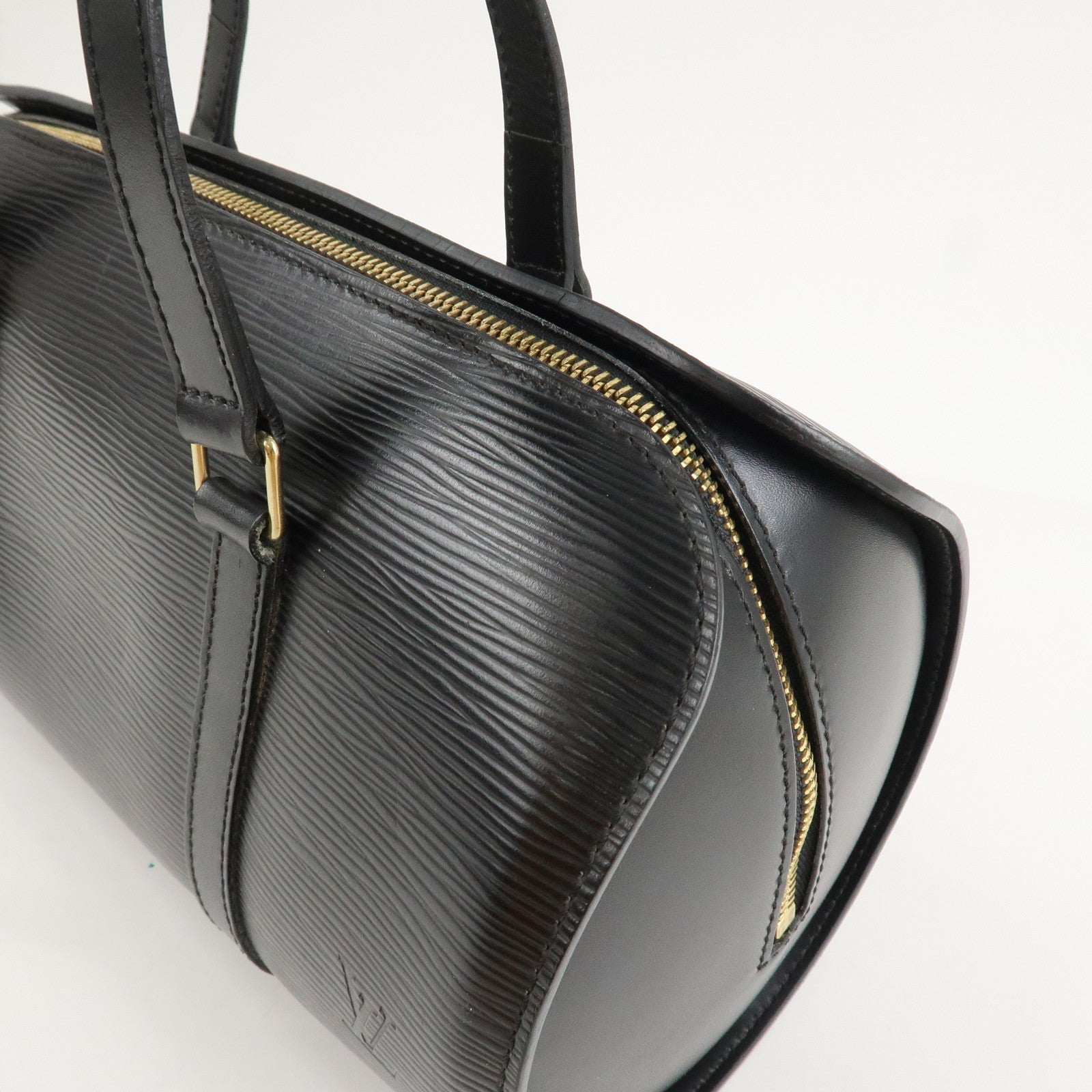 Louis Vuitton Epi Soufflot Hand Bag Shoulder Bag Noir Black M52862