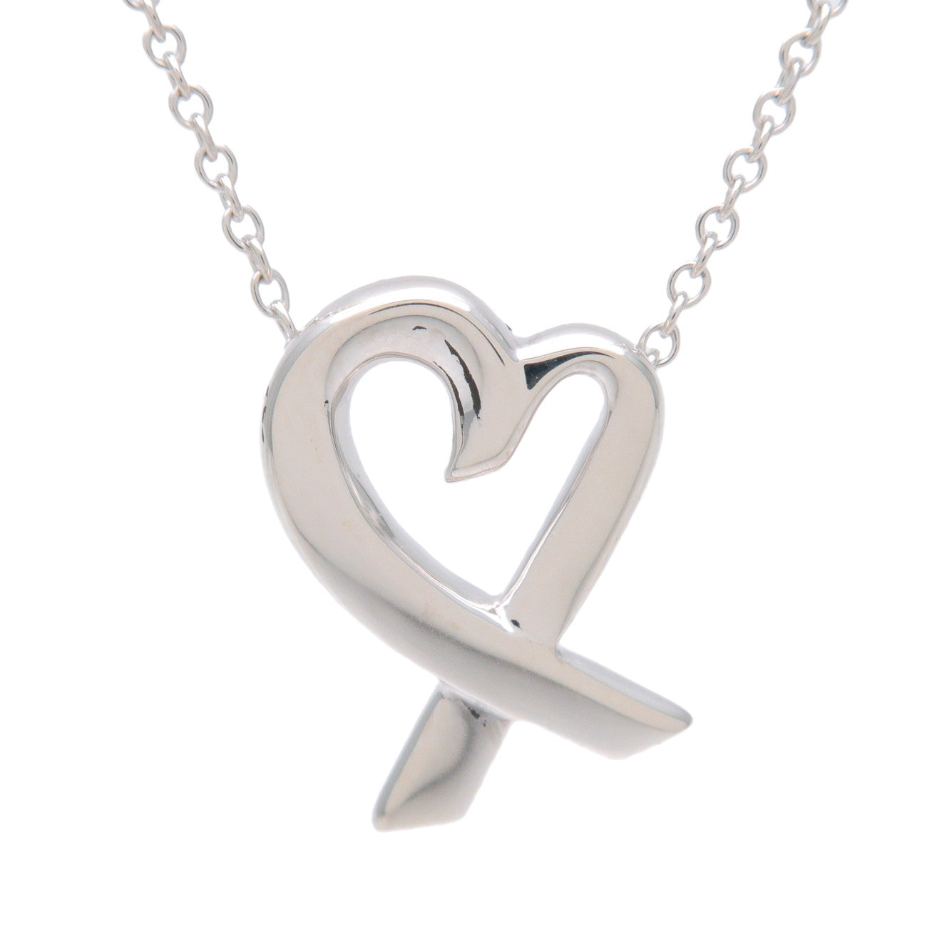 Tiffany & Co Loving Heart Necklace Small SV925 Silver