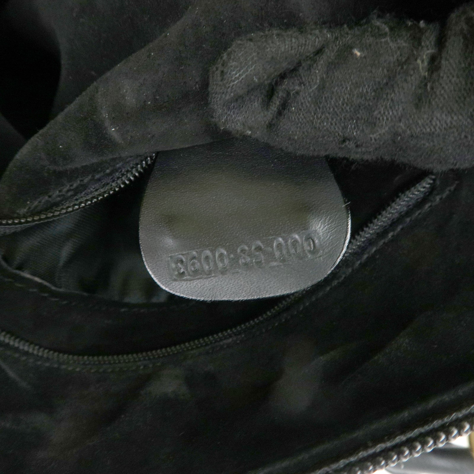 GUCCI Interlocking G Leather Boston Bag Hand Bag Black 000・58・0093