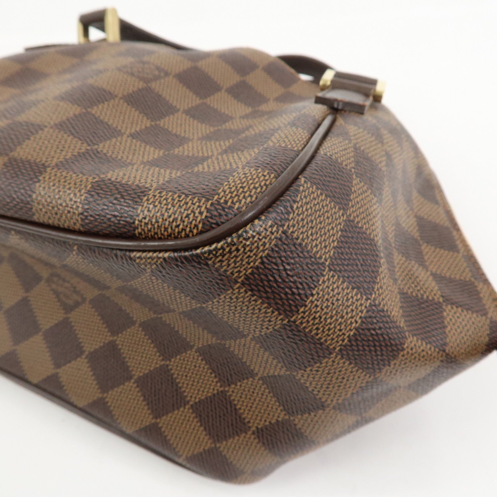 Louis Vuitton Damier Canvas Belem PM Hand Bag Brown N51173