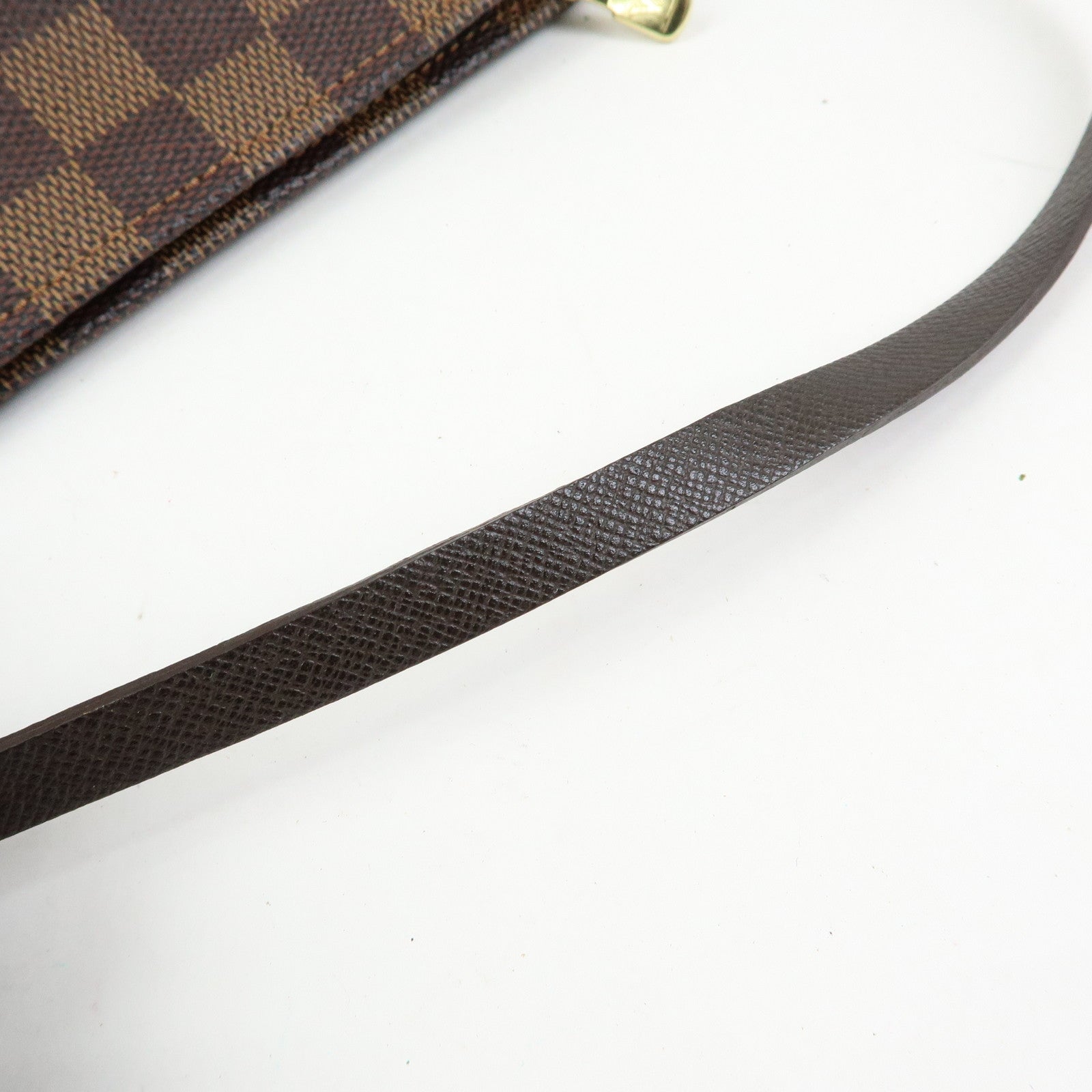 Louis Vuitton Damier Trousse Makeup Accessory Pouch Brown N51982