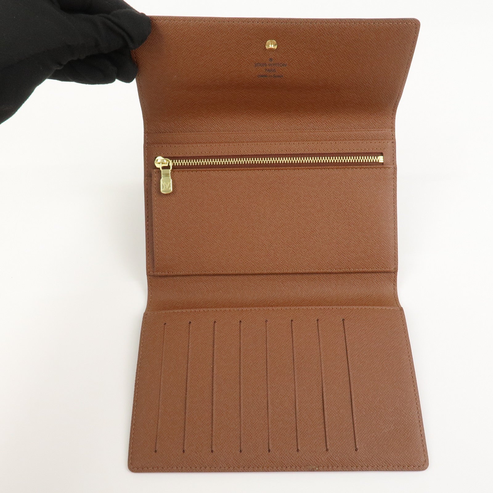 Louis Vuitton Monogram Canvas Pochette Passeport Brown M60135