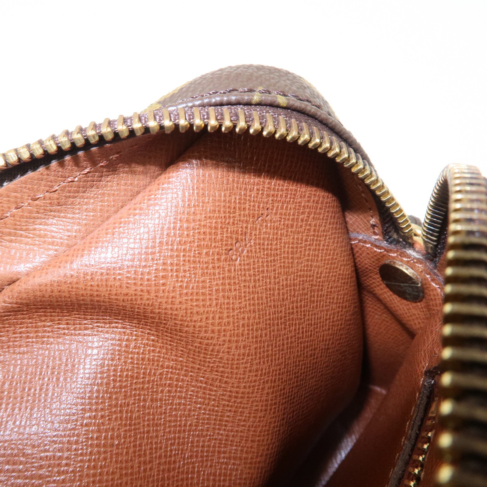 Louis Vuitton Monogram Marly Dragonne GM Clutch Bag Brown M51825 Used