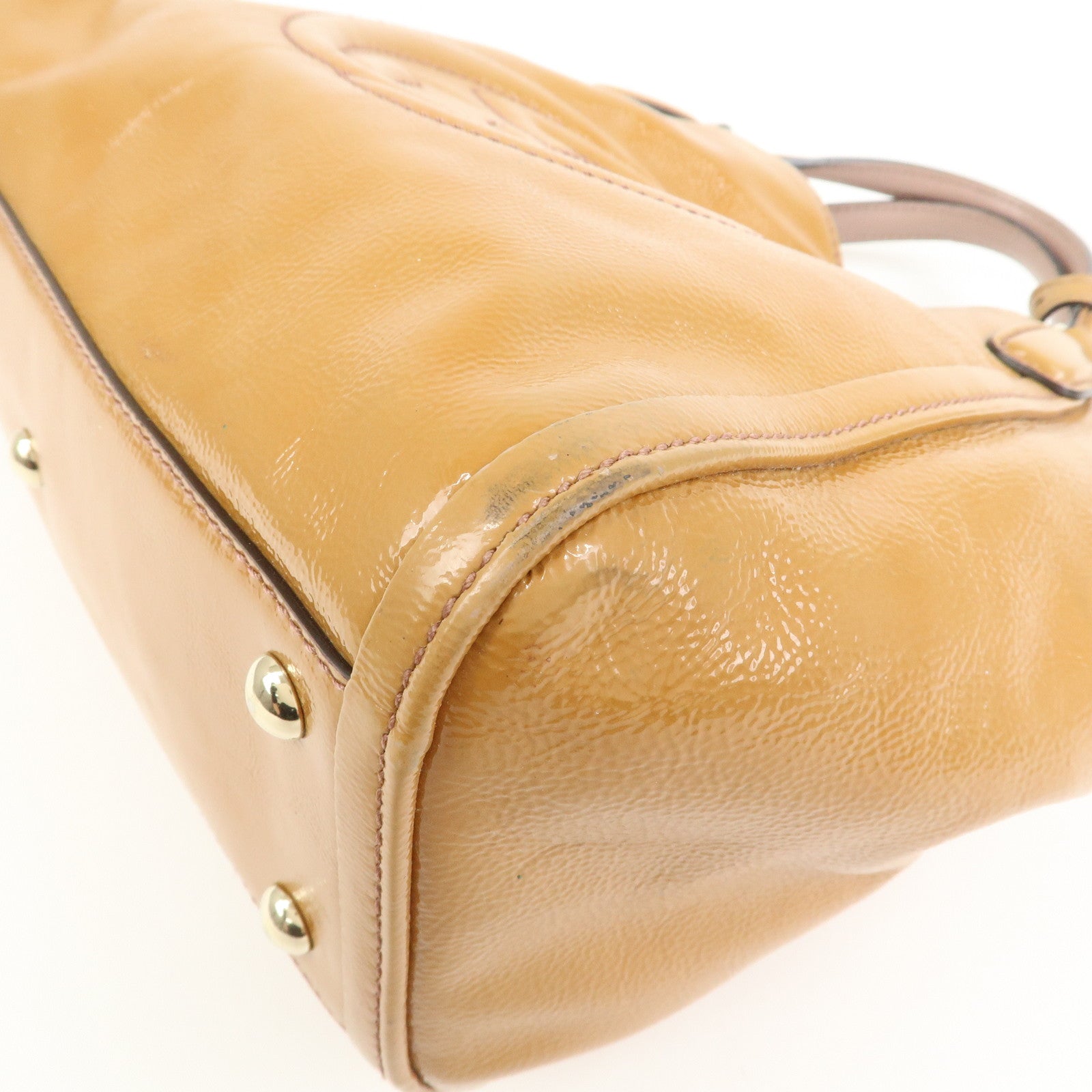 GUCCI SOHO Interlocking G 2Way Bag Hand Bag Shoulder Bag 336751