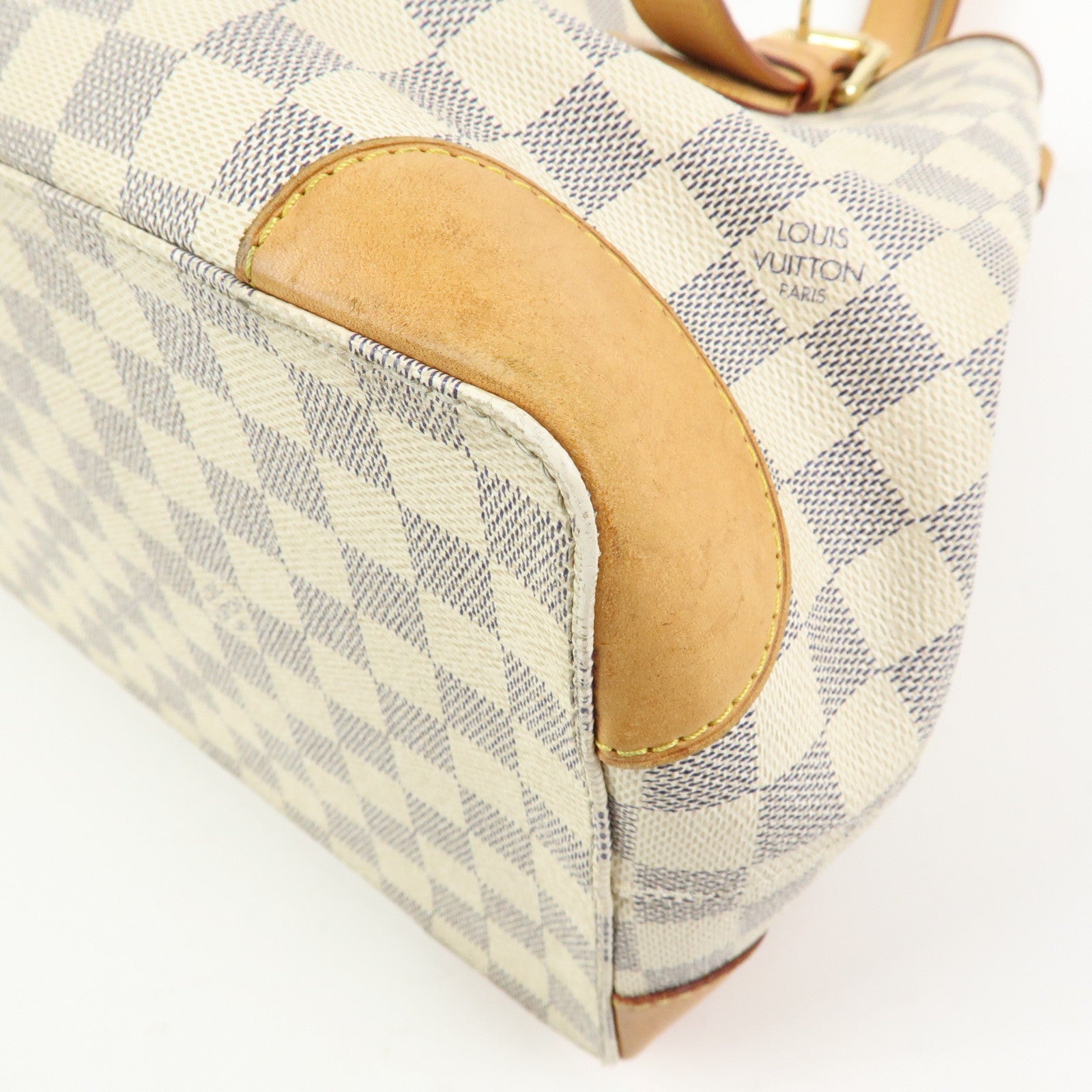 Louis Vuitton Damier Azur Hampstead MM Tote Bag Shoulder Bag N51206