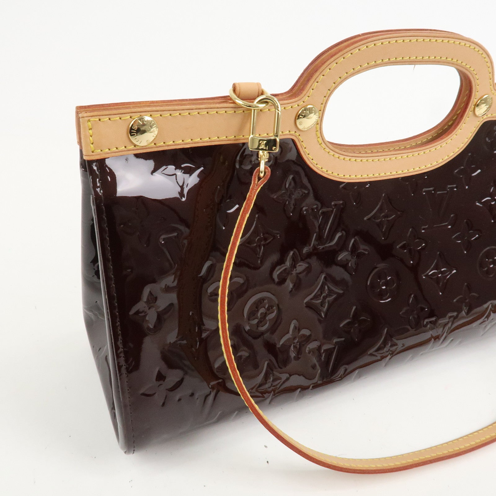 Louis Vuitton Monogram Vernis Roxbury Drive Bag Amarante M91995