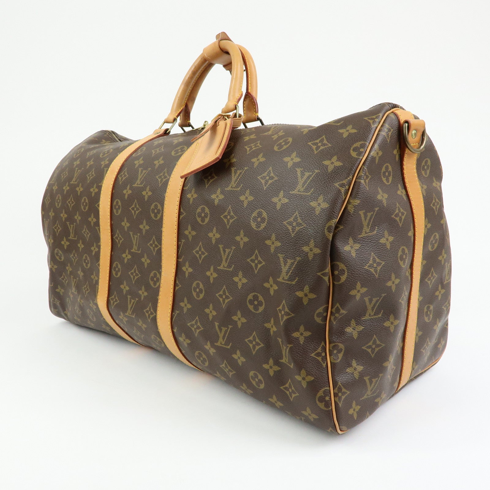Louis Vuitton Monogram Keep All Bandouliere 55 Boston Bag M41414