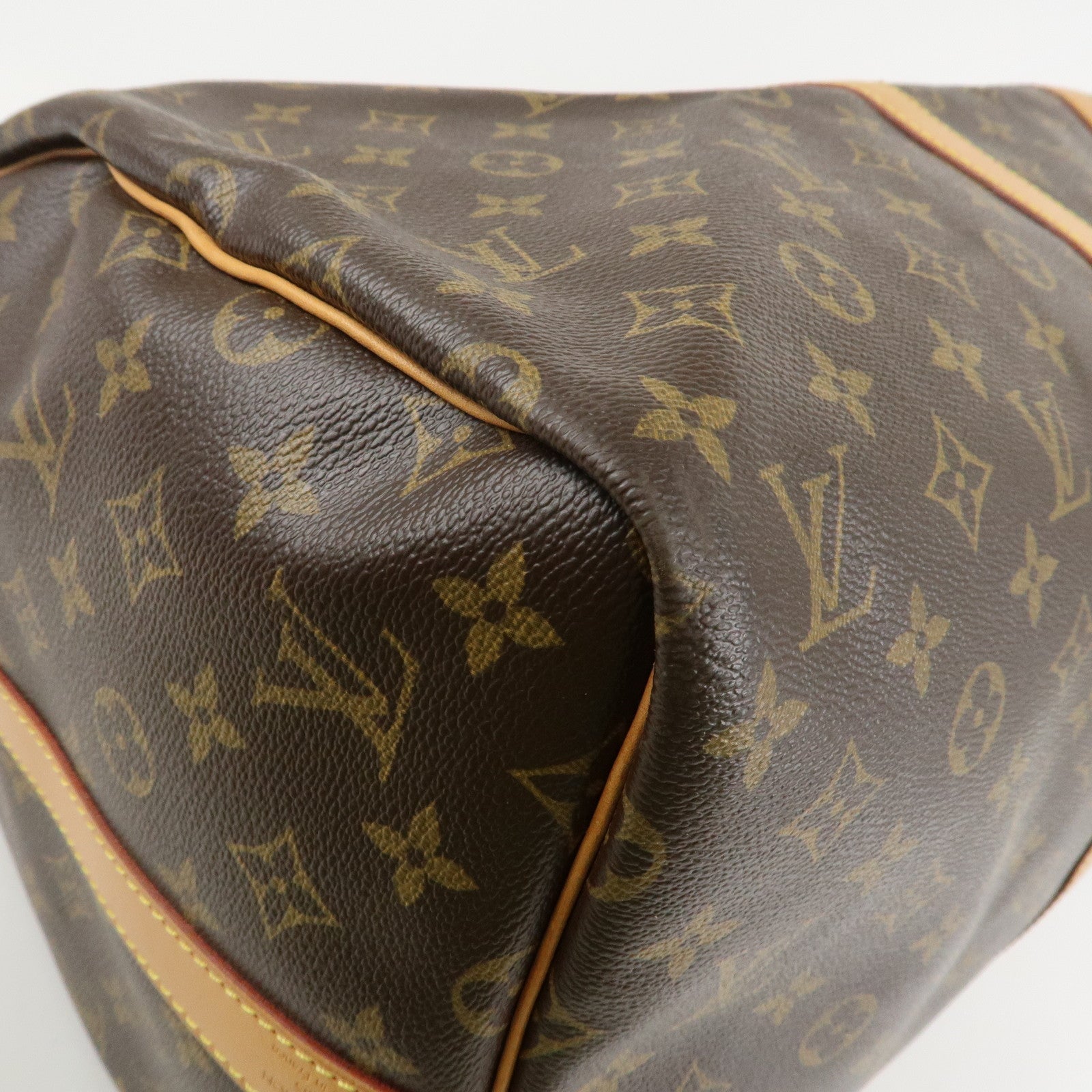 Louis Vuitton Monogram Keep All Bandouliere 55 Bag Brown M41414 Used