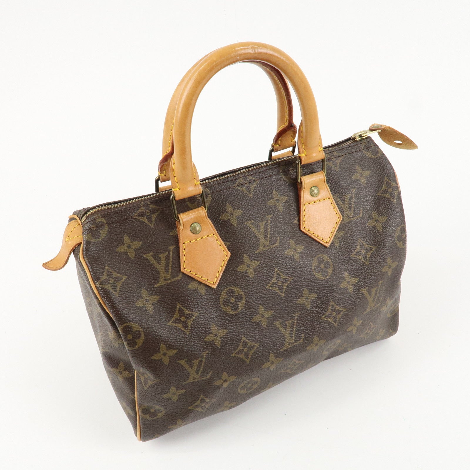 Louis Vuitton Monogram Speedy 25 Hand Bag Boston Bag M41528 Used