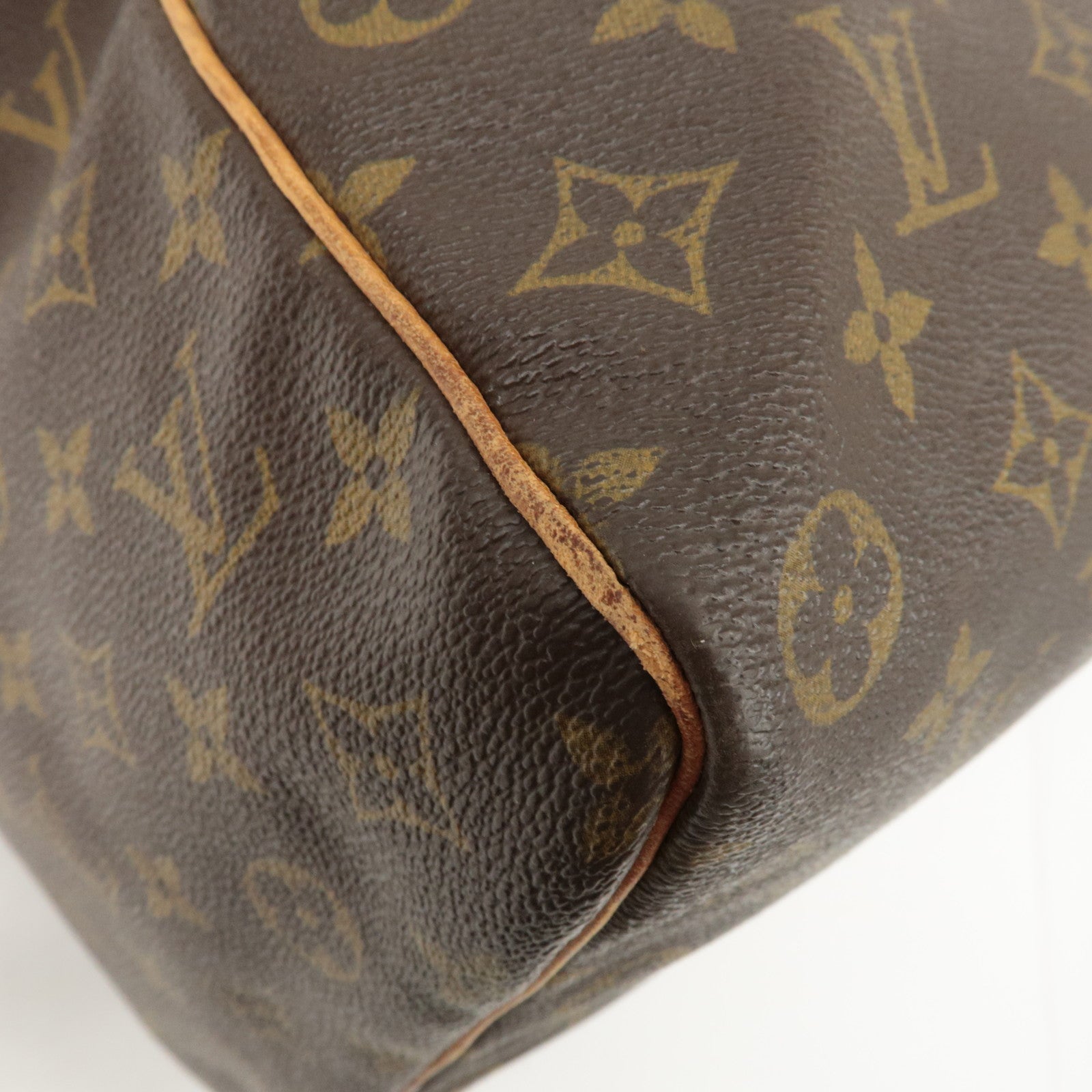 Louis Vuitton Monogram Keep All 50 Boston Bag Brown M41426 Used