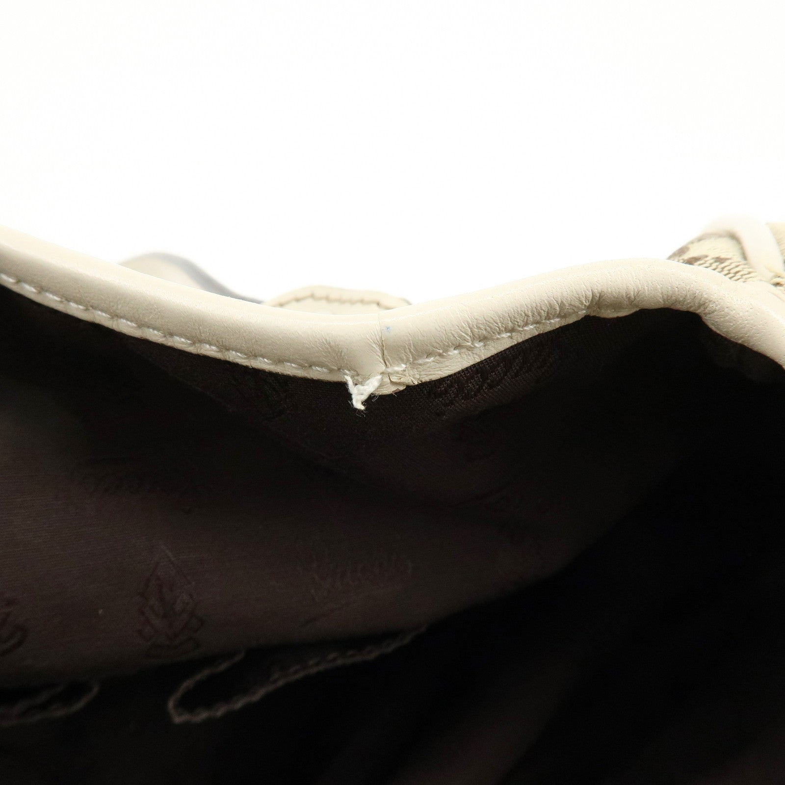 GUCCI Interlocking G GG Twins Canvas Leather Tote Bag Beige 232963