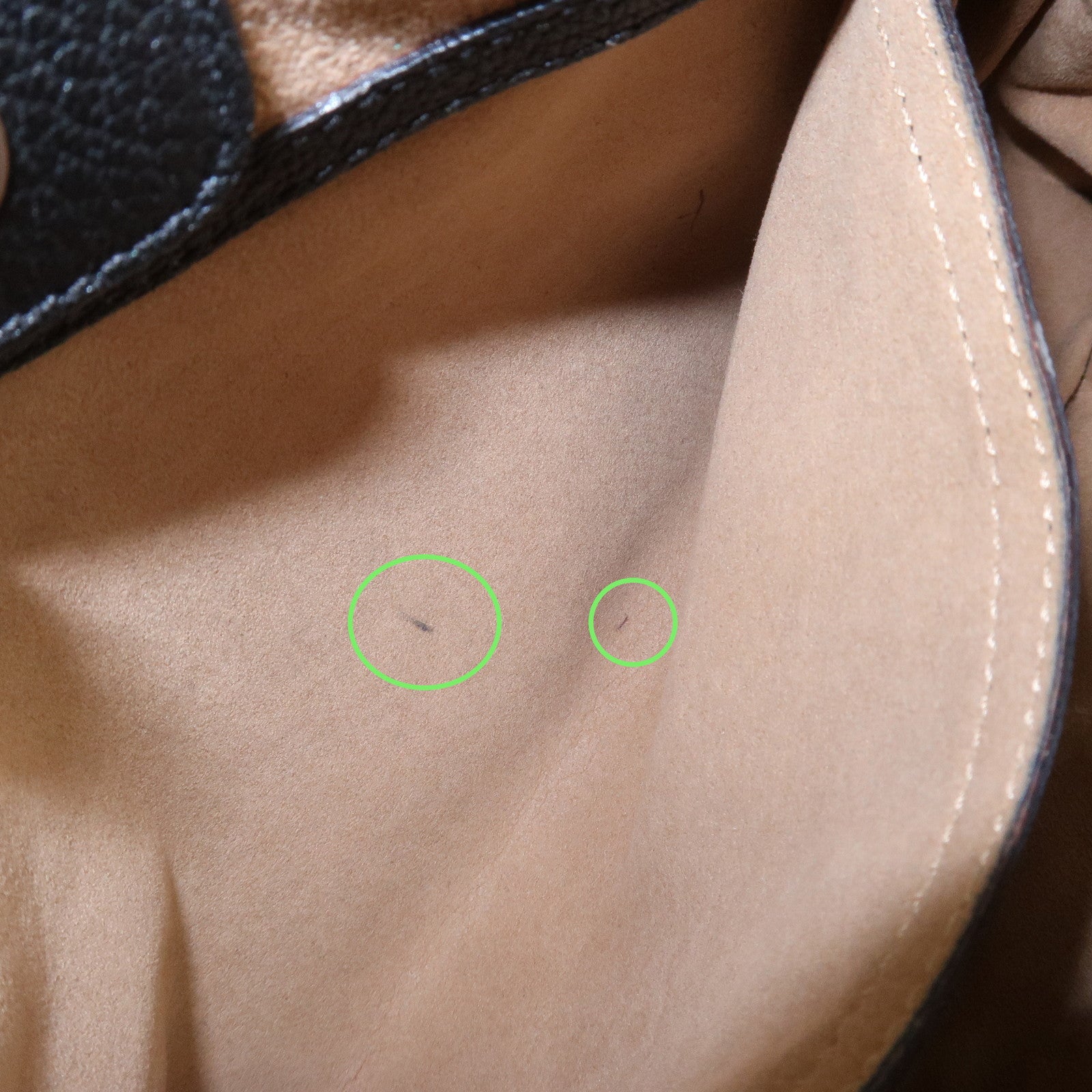 Ferragamo Leather Suede Shoulder Bag Hand Bag Black