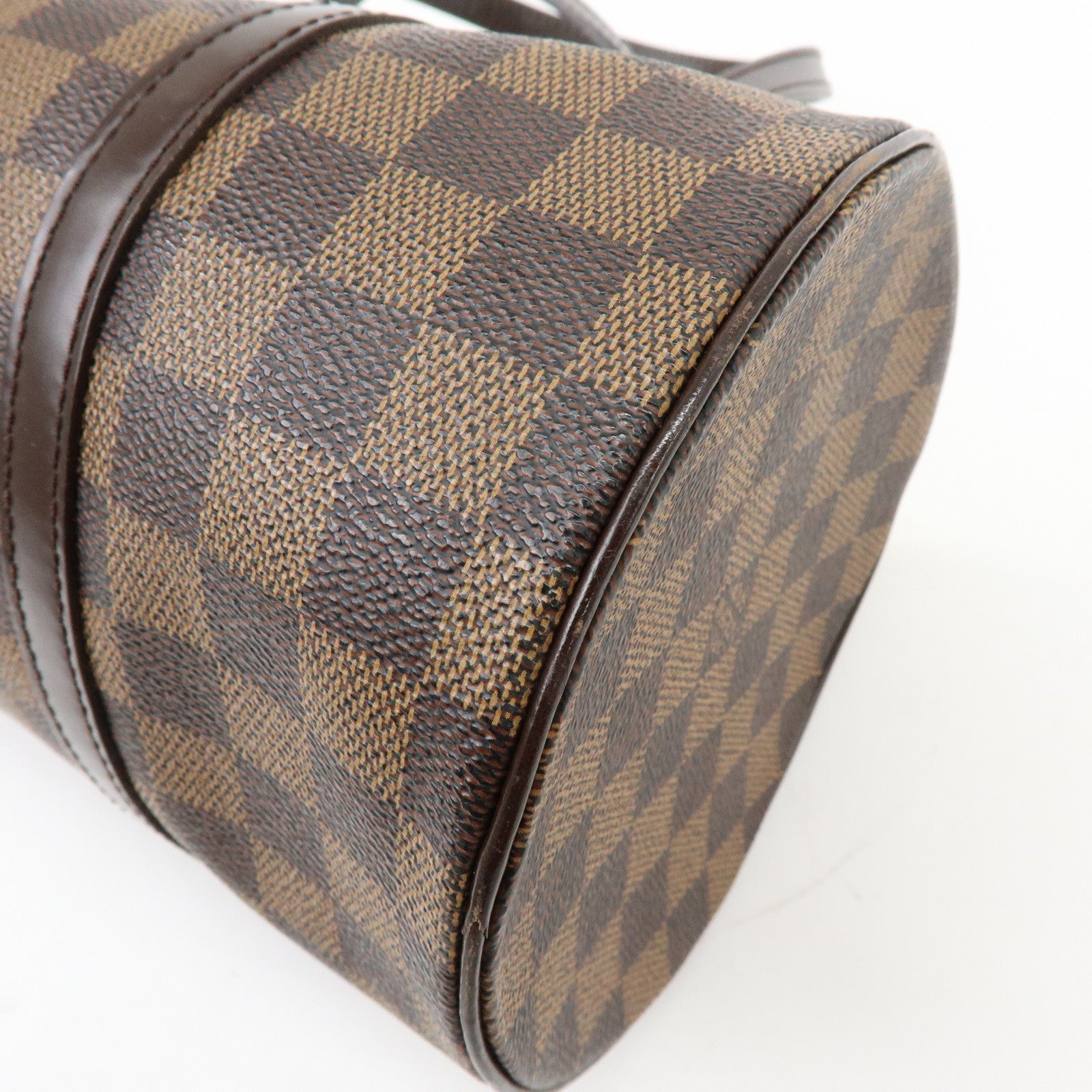 Louis Vuitton Damier Ebene Papillon 30 Hand Bag Brown N51303