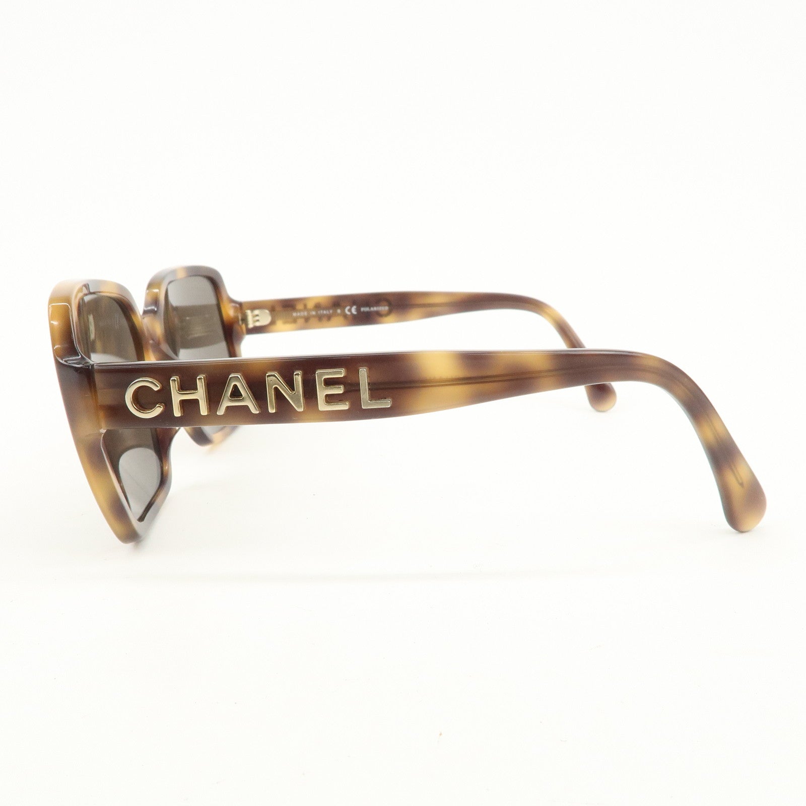 CHANEL Logo Plastic Sunglasses 5408-A c.1662/83 56□17 140 3P