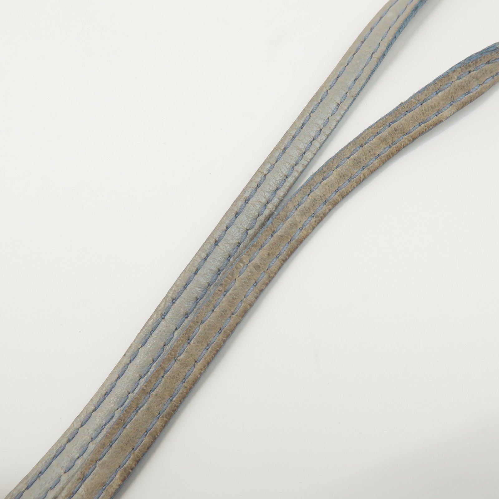 BALENCIAGA The Hip Leather Shoulder Crossbody Bag Light Blue 242803