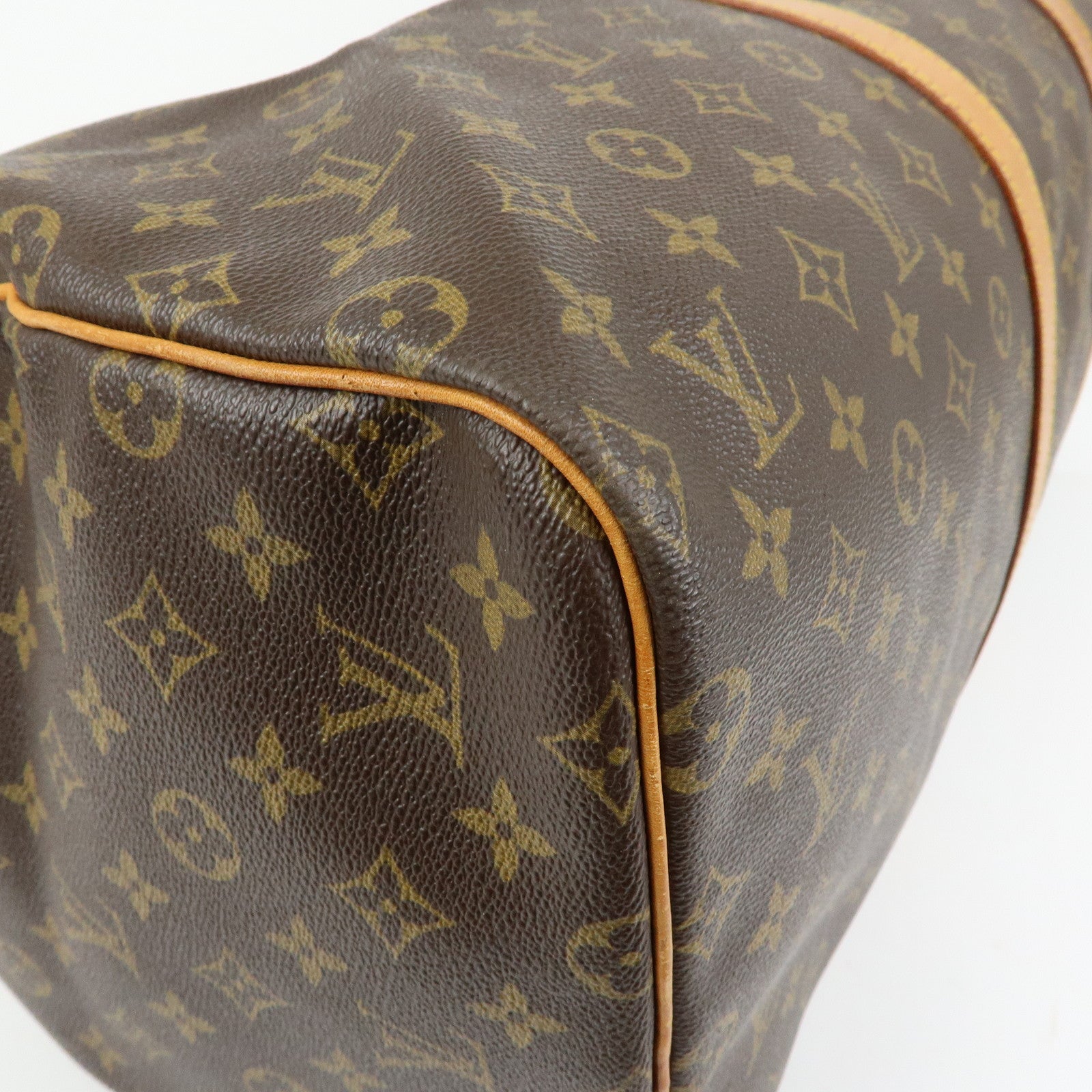 Louis Vuitton Monogram Keep All 55 Boston Bag Brown M41424