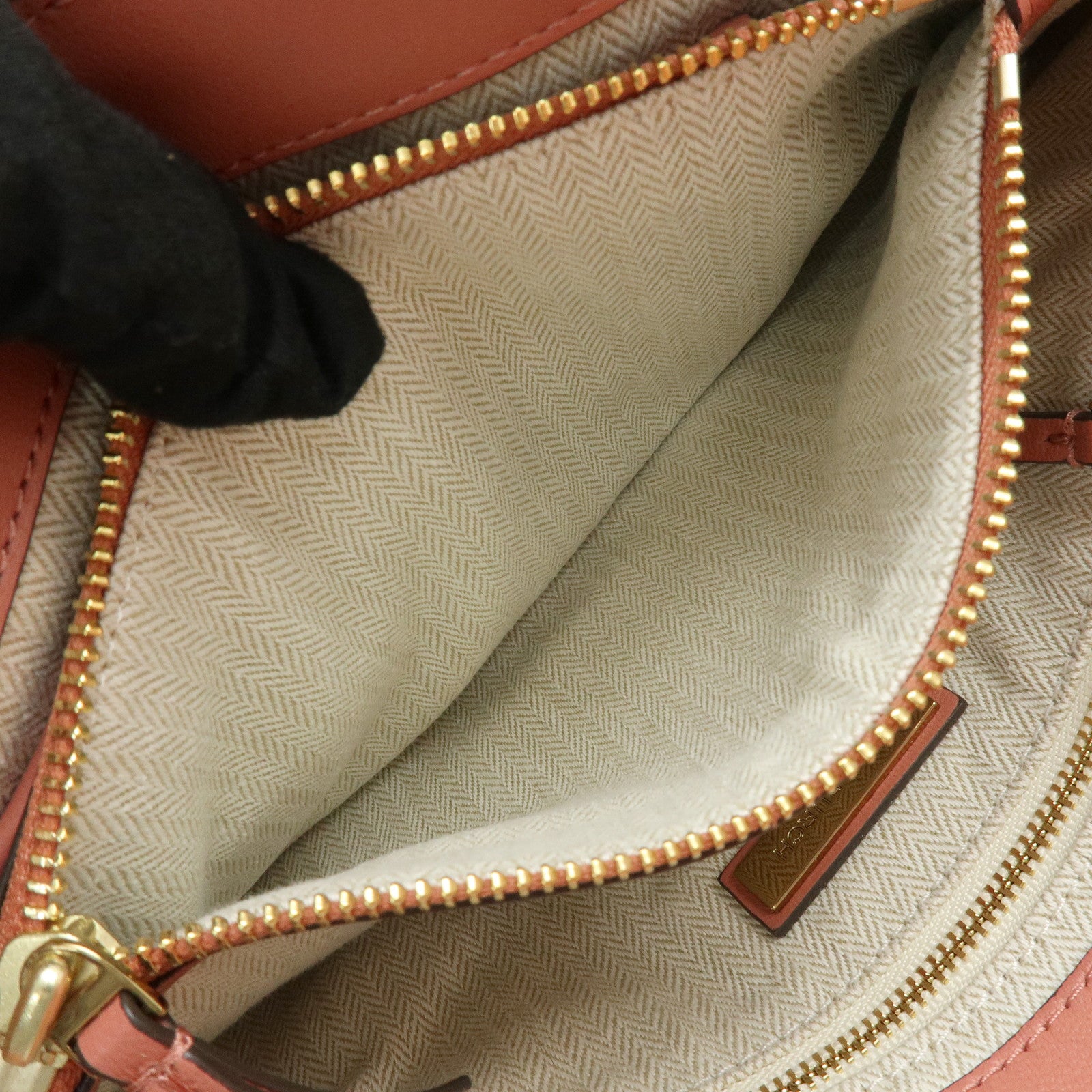 TORY BURCH Double T Kira Leather Chain Shoulder Bag Hand Bag Pink