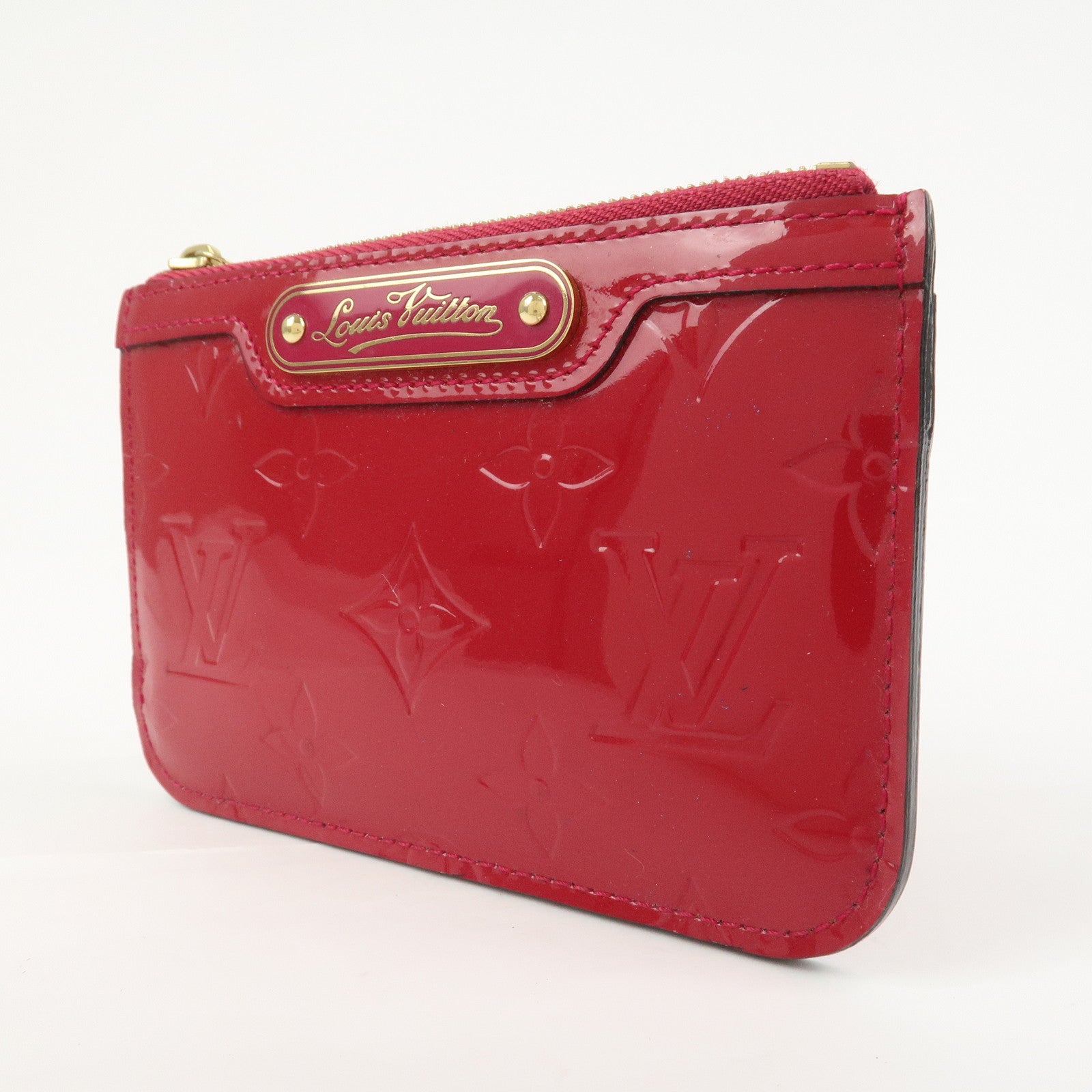 Louis Vuitton Monogram Vernis Pochette Cles NM Rose Indien M61466
