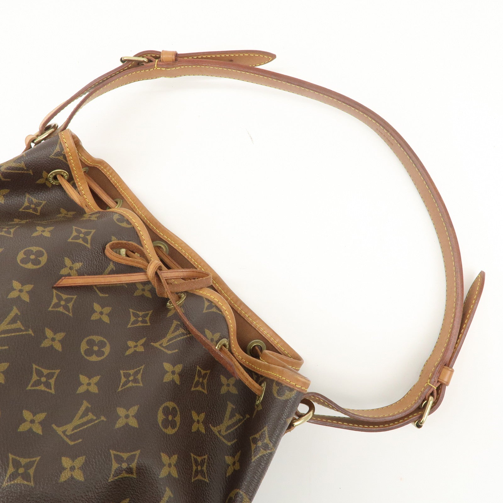 Louis Vuitton Monogram Noe Shoulder Bag Hand Bag Brown M42224