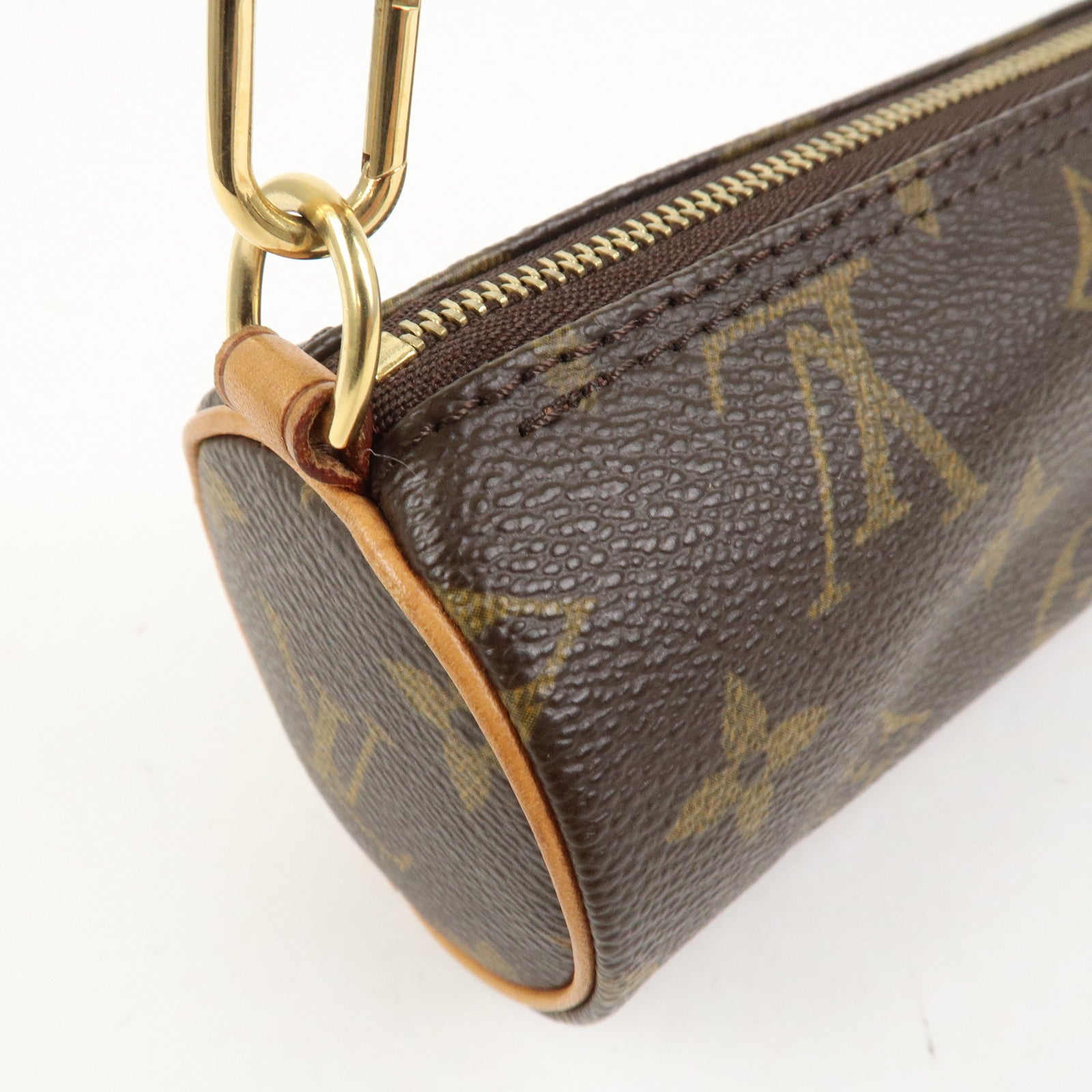 Louis Vuitton Monogram Mini Pouch for Papillon Bag New Style Brown