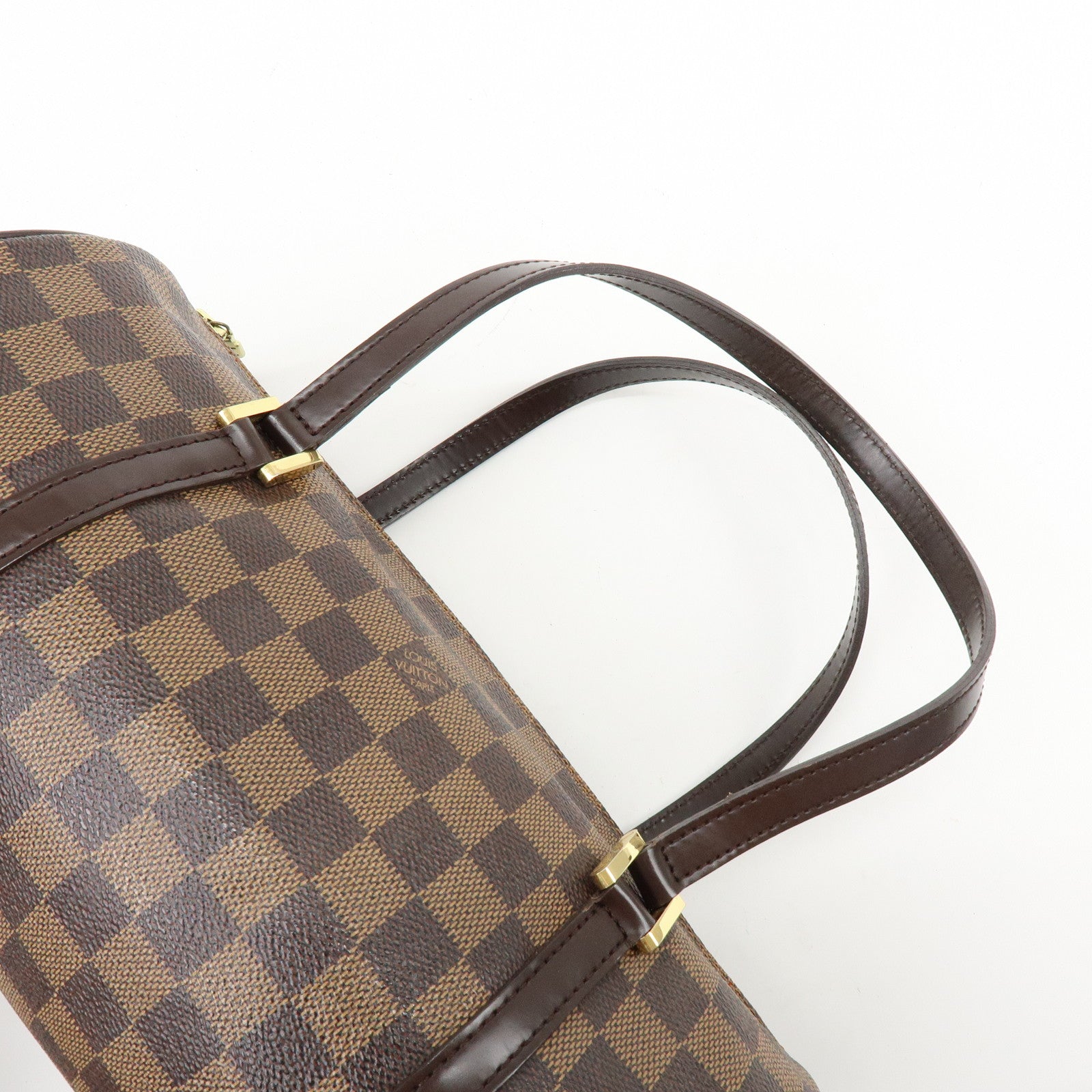 Louis Vuitton Damier Ebene Papillon 30 Hand Bag Brown N51303