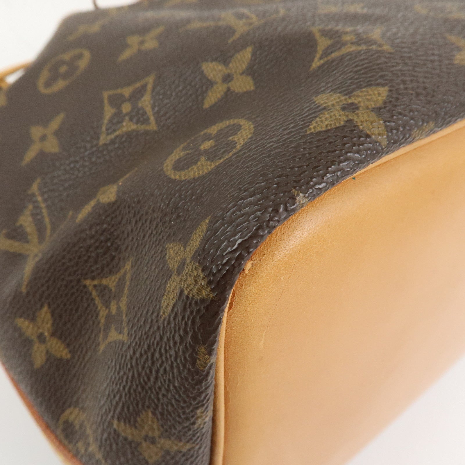 Louis Vuitton Monogram Petit Noe Shoulder Bag Brown M42226