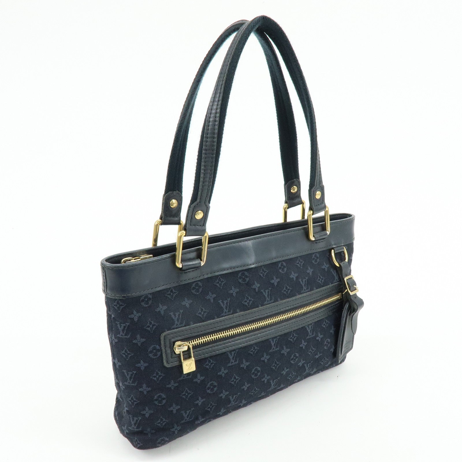 Louis Vuitton Monogram Mini Lucille PM Tote Bag TST Blue M92680