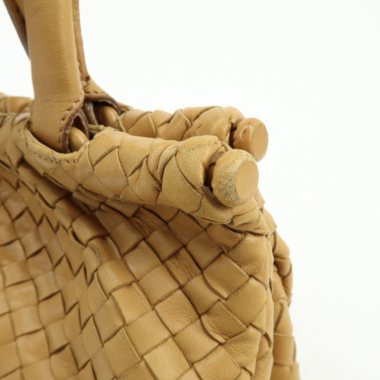 BOTTEGA VENETA Intrecciato Nappa Leather Hand Shoulder Bag Brown