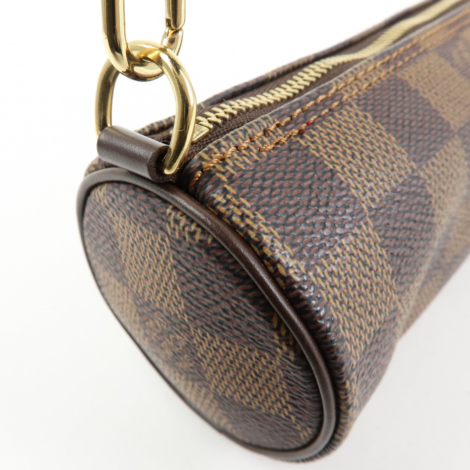 Louis Vuitton Damier Ebene Mini Pouch for Papillon Bag Brown